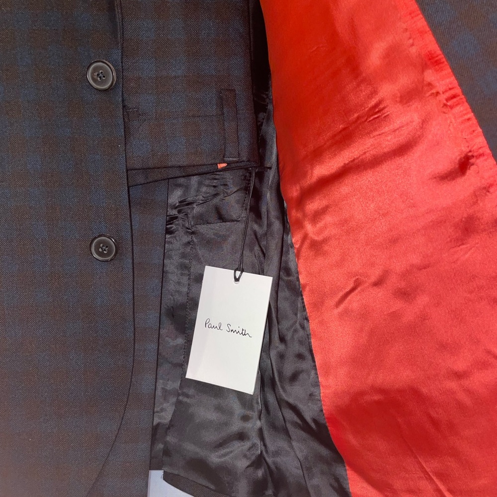NWT Paul Smith Wool suit 42R pants 34